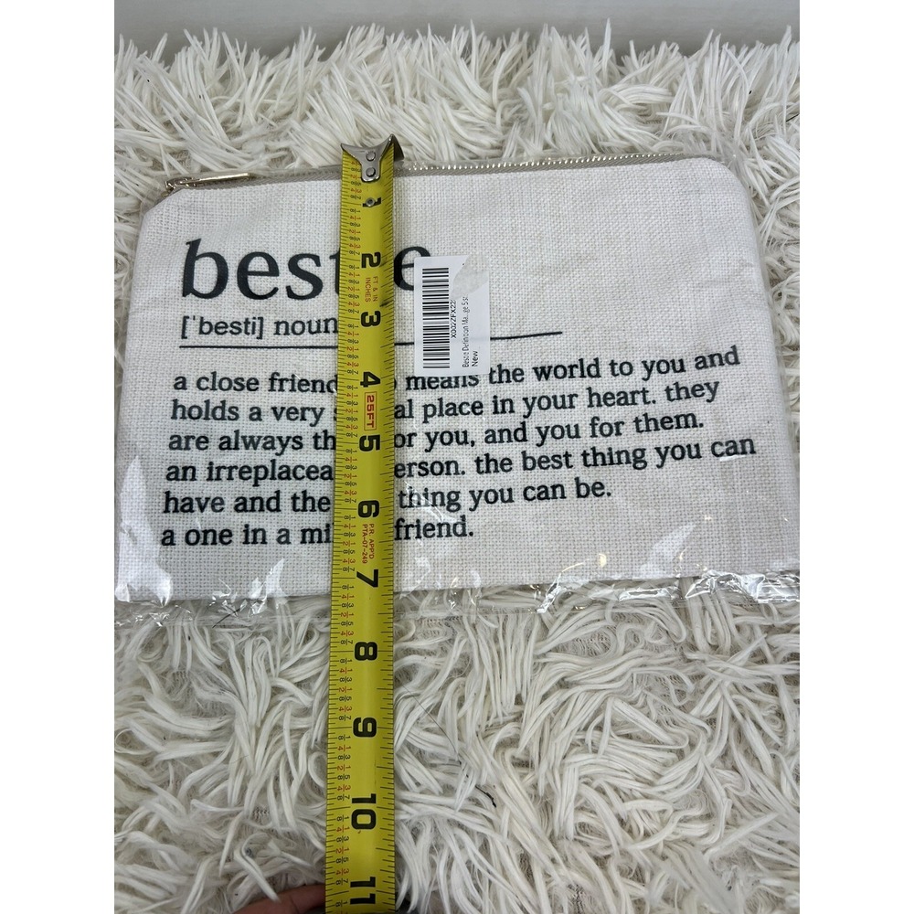 Bestie Definition Makeup Bag Pencil Holder Best Friend Gifts Christmas Stocking - Picture 5 of 5
